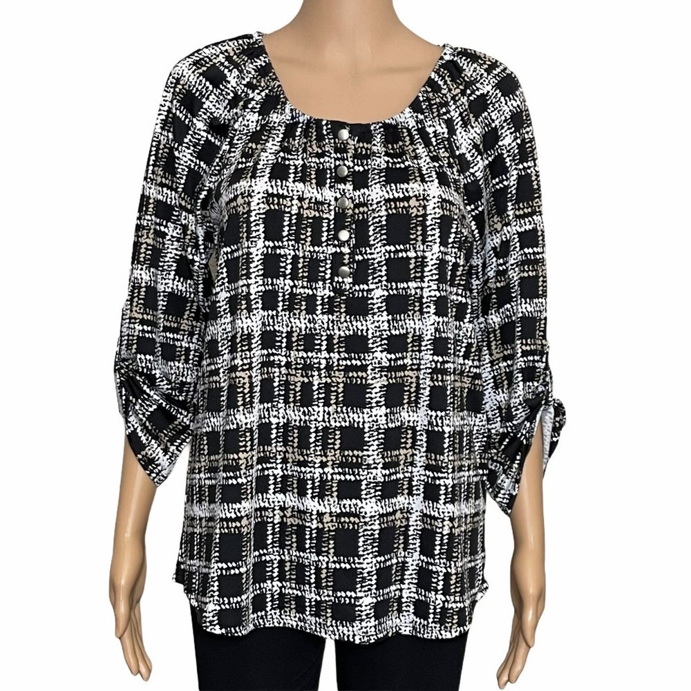 notations blouse size M long sleeve
